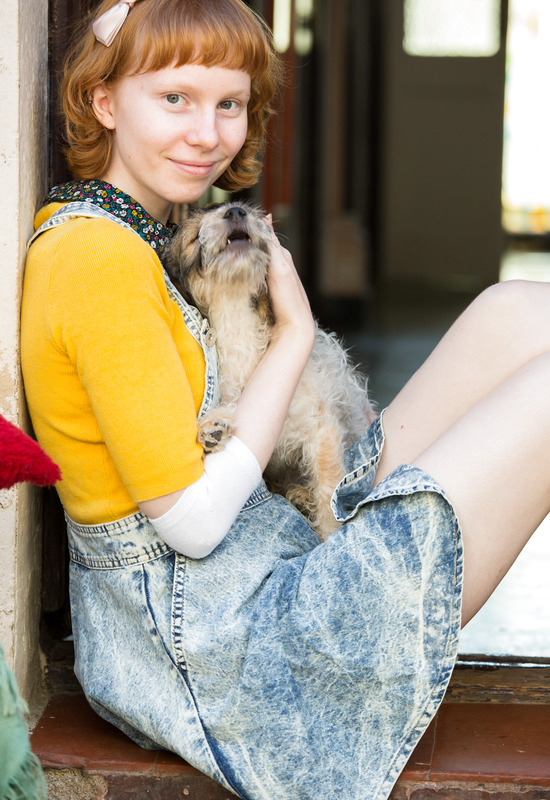 Emma B in Fingering Outdoors by Abby Winters