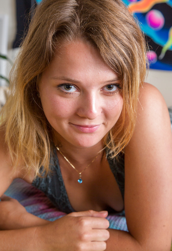 Lily V in Tan Lines by Abby Winters