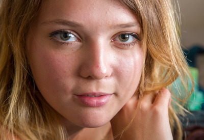 Lily V in Tan Lines by Abby Winters