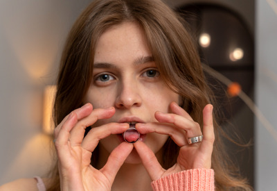 Jenni R in Guitar Player by Abby Winters