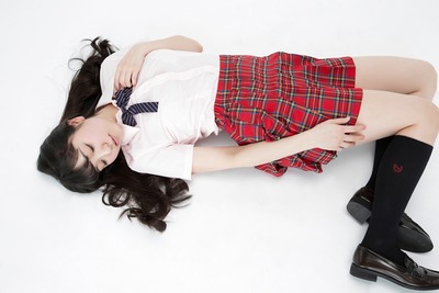 Shiina Kanae in Schoolgirl Tease by All Gravure - 3 of 12