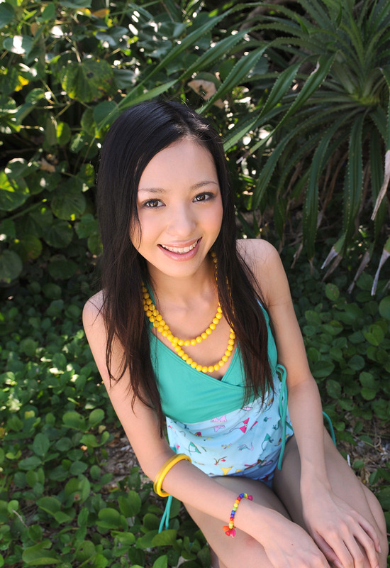 Aino Kishi in Bikini Tease by All Gravure