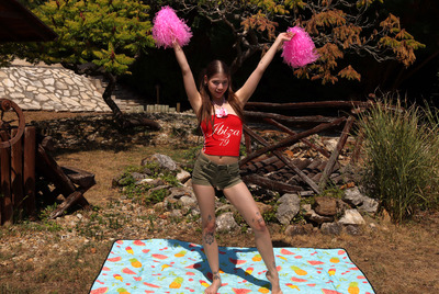 Sooky Sin in Pom Pom Away by ALS Scan - 1 of 16