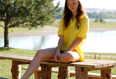 Adorable Erotic Teen Tanya Outdoors by Amour Angels