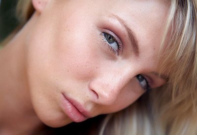 Busty Nude Babe Danae Plays And Teases On The Kitchen Floor by Errotica Archives