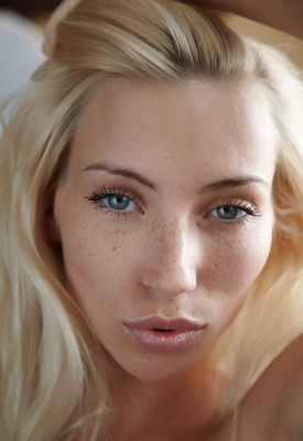 Beautiful woman with freckles-sex archive