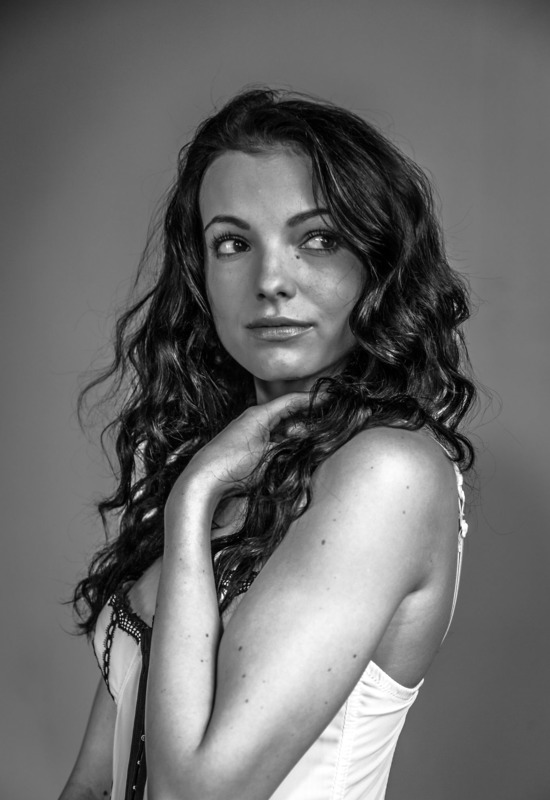 Sapphira A in Black & White by Errotica Archives