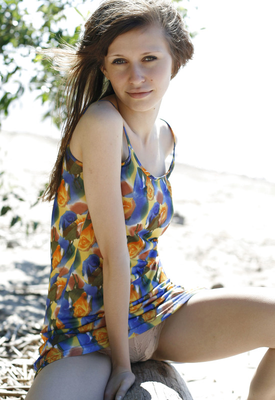 Lilly B in Nude Outdoors by Errotica Archives