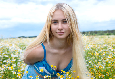 Melisa A in The Field by Femjoy