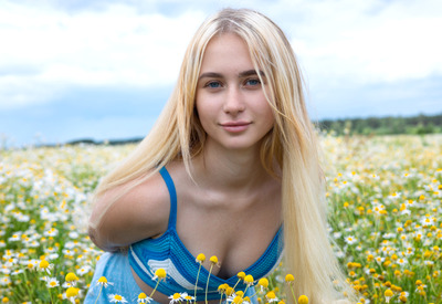 Melisa A in The Field by Femjoy
