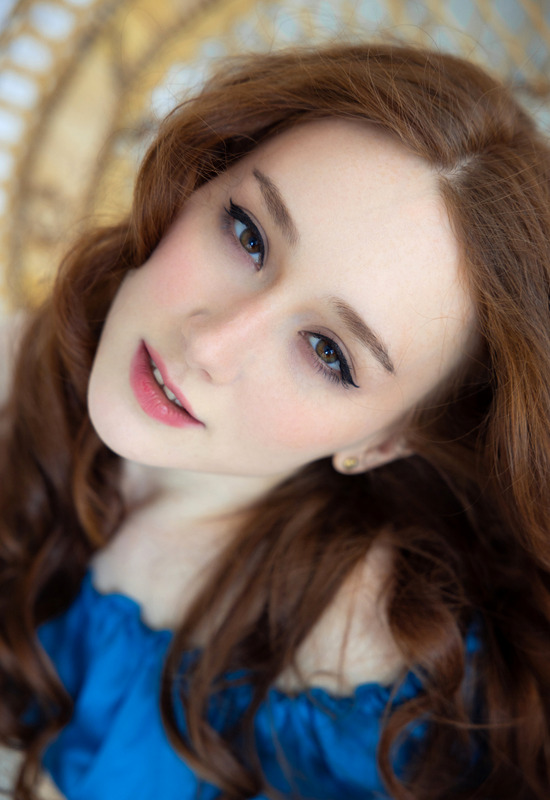 Alice Mido in Blue Silk by Femjoy