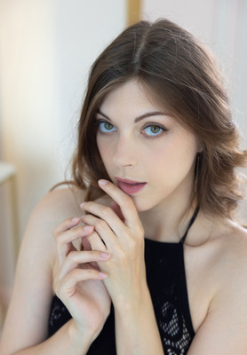 Naty Evans in Black Lace by Femjoy - 3 of 16