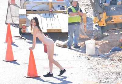 Aubrey in Warming Up Outdoors by FTV Girls