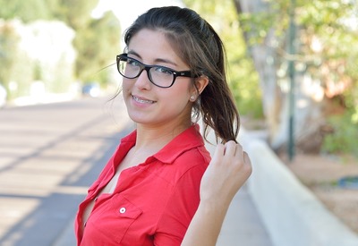 Natalie in Playful First Day by FTV Girls