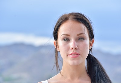 FTV Meagan in Little White Dress
