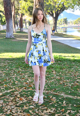 Sylvie in Naughty Fall Blues by FTV Girls