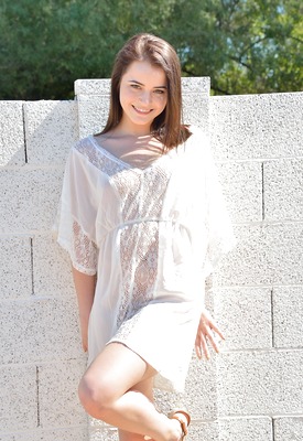 Kylie Quinn in Sheer White Dress by FTV Girls