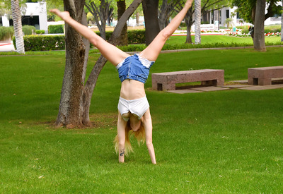 Angel in Park Acrobatics by FTV Girls