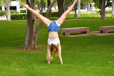 Angel in Park Acrobatics by FTV Girls - 2 of 12