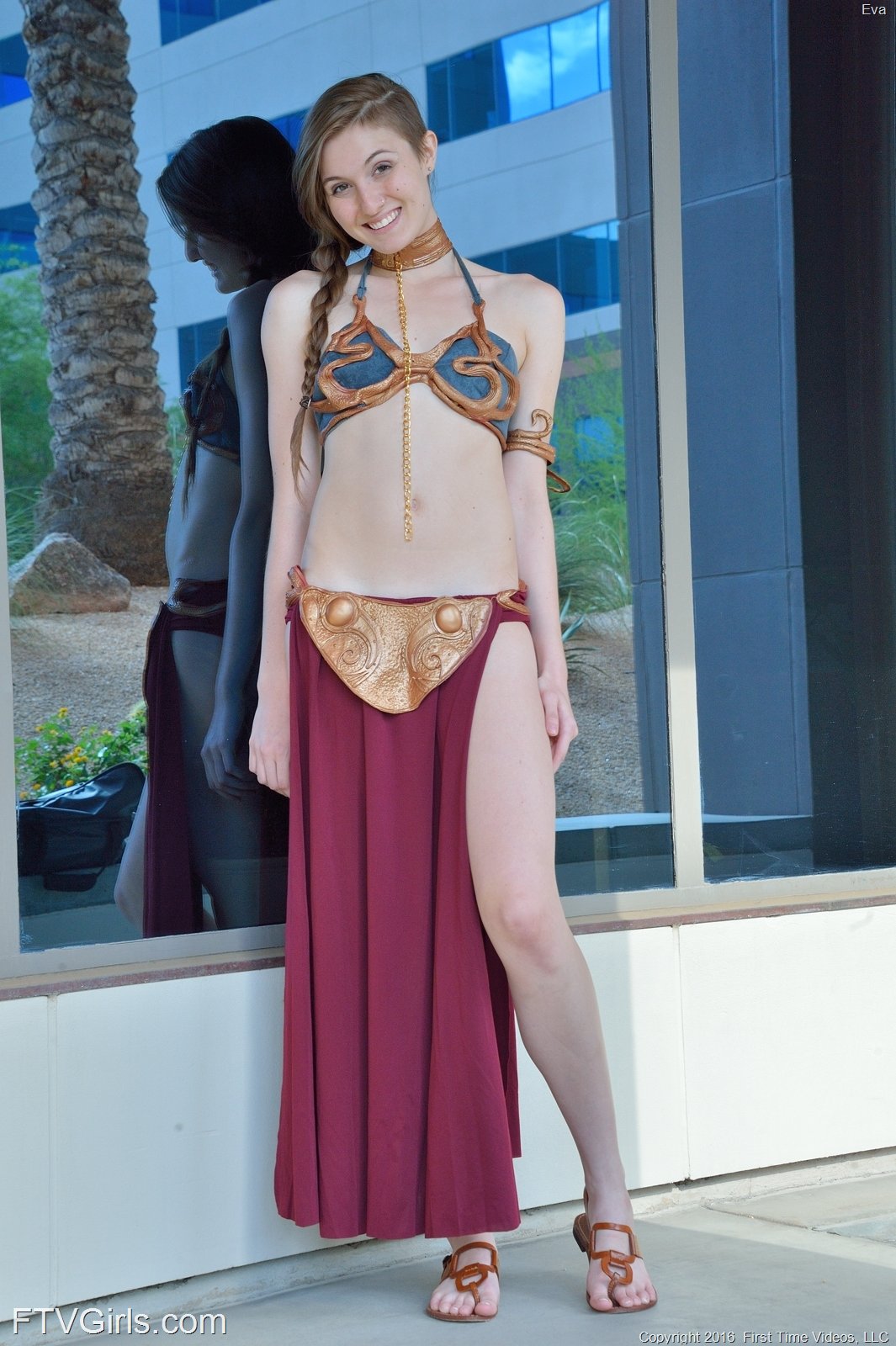 Eva in Princess Leia Gone Bad by FTV Girls | Erotic Beauties