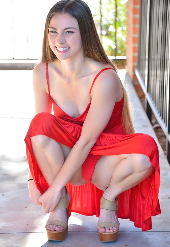 Carmen in Tall Teen In Red by FTV Girls