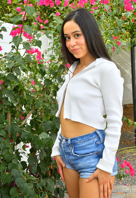 Merisol in White Cotton Panties by FTV Girls