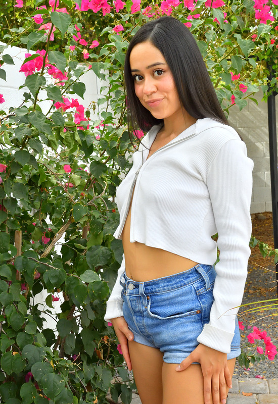 Merisol in White Cotton Panties by FTV Girls