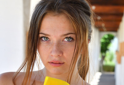 Olivia in Phallic Yellow by FTV Girls