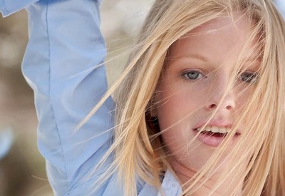 Blonde Honey Avril Hall Takes Off Her Top And Teases Outside by HD Love