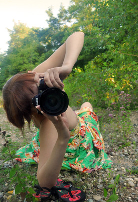 Mylene in The Green by I Shot Myself