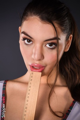 Anna Bella in Naughty Coed by iStripper - 4 of 15