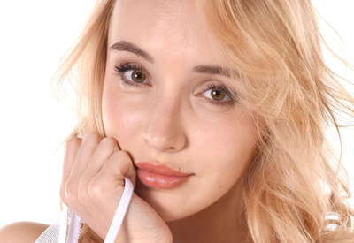 Polly Yangs in Hypnotic White by iStripper