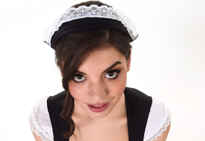 Anna Bella in Cleaning All The House by iStripper