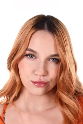 Leya Desantis in Orange Attraction by iStripper - 2 of 15