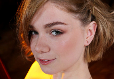 Alice Nekrasova in Delicate Pink by Love Hairy