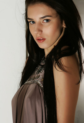 Ukrainian Beauty Alice E Posing in Her First Nude Shoot by Met-Art