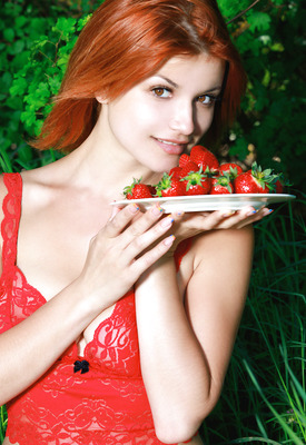 Violla A from Met-Art posing in outdoor nudes