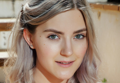 Eva Elfie in Sunny Stairs by Met-Art