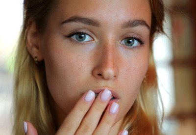 Kelly Collins in Flirty Freckles by Met-Art