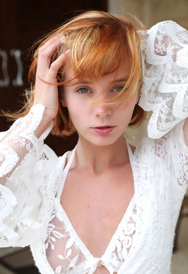 Marta Gromova in White Flux by Met-Art