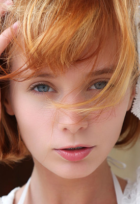 Marta Gromova in White Flux by Met-Art