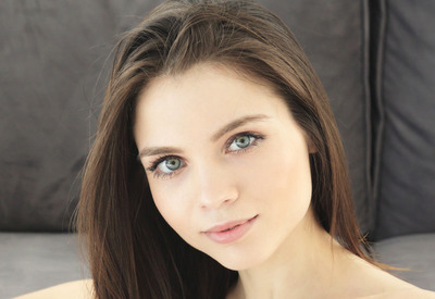 Adriana Fawn in Sheer White by Met-Art X