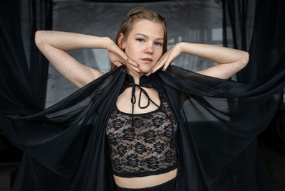 Valeria Mint in Lace Embrace by Met-Art X - 2 of 16