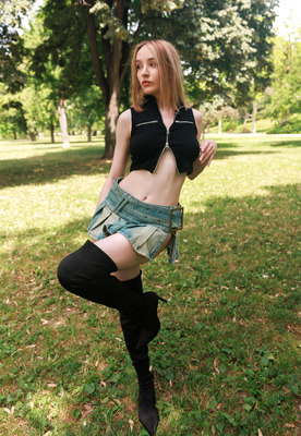 Polly Yangs in True Miniskirt by Met-Art X - 3 of 12