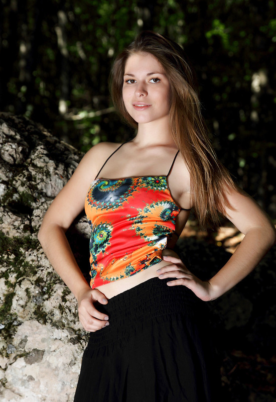 Olesya in Deep Dark Forest by MPL Studios