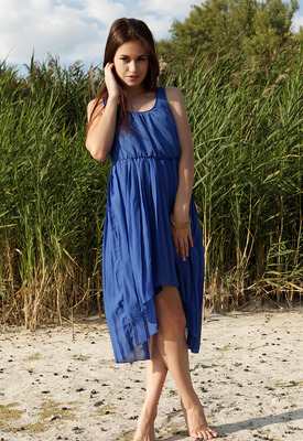 Mila in Nude At The Beach by MPL Studios