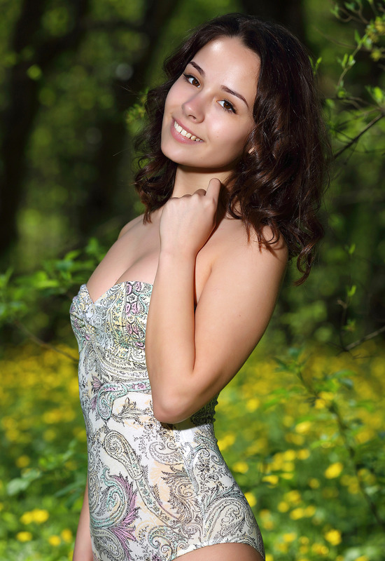 Alma in Forest Flowers by MPL Studios