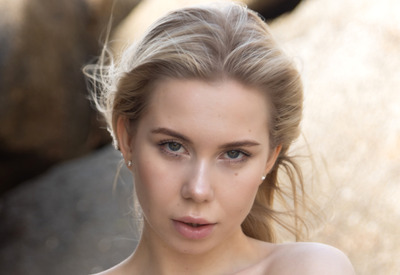 Nastya in Sandy Rocks by Photodromm