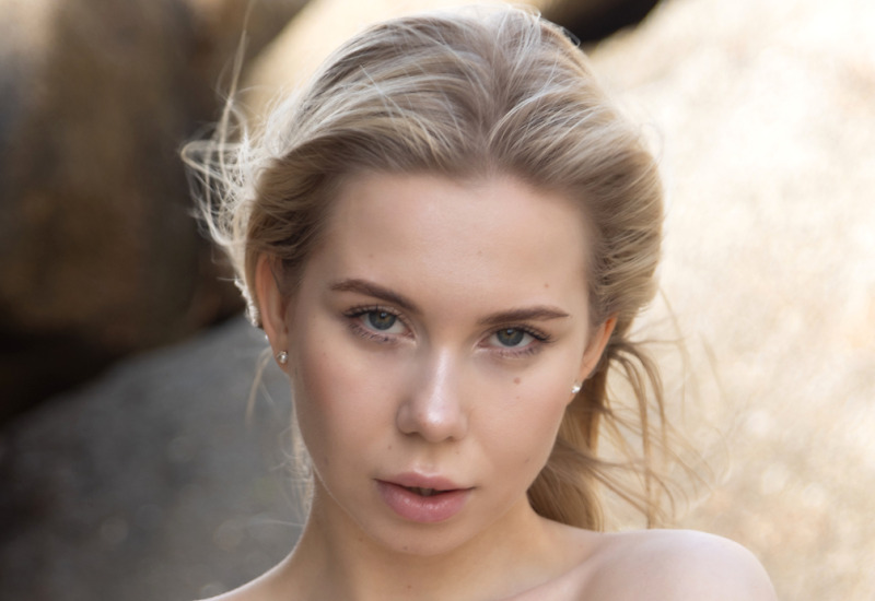 Nastya in Sandy Rocks by Photodromm