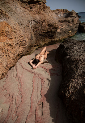 Tessa in Pink Beach by Photodromm